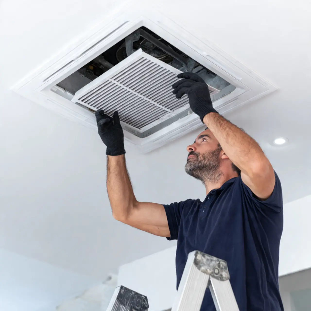 Emergency air filter replacement in Garland TX